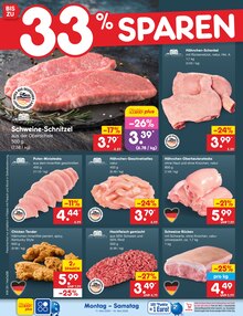 Fleisch im Netto Marken-Discount Prospekt "Aktuelle Angebote" mit 60 Seiten (Rostock)