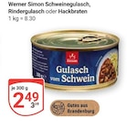 Aktuelles Schweinegulasch Angebot bei GLOBUS in Salzgitter ab 2,49 €