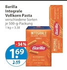 Integrale Vollkorn Pasta im Angebot bei V-Markt in Kempten Integrale Vollkorn Pasta Angebote von Barilla bei V-Markt Kempten für 1,69 €