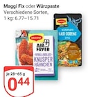 Fix im Angebot bei GLOBUS in Erftstadt Fix Angebote von Maggi bei GLOBUS Erftstadt für 0,44 €