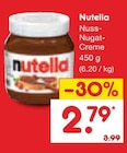Aktuelle Nutella Angebote bei Netto Marken-Discount in Raguhn-Jeßnitz Aktuelles Nuss-Nugat-Creme Angebot bei Netto Marken-Discount in Raguhn-Jeßnitz ab 2,79 €