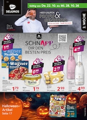 Selgros Supermarkt Prospekt der aktuellen Woche mit 24 Seiten, gültig von 22.10.2026 bis 28.10.2026, in Limburgerhof und Umgebung Aktueller Selgros Supermarkt Prospekt in Limburgerhof und Umgebung, "HIER KAUFEN PROFIS & GENIESSER" mit 24 Seiten, 22.10.2026 - 28.10.2026