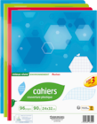 LOT DE 3 CAHIERS PIQUÉS POLYPRO AUCHAN - AUCHAN dans le catalogue Auchan Hypermarché
