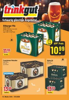 Bitburger im E center Prospekt "Aktuelle Angebote" mit 32 Seiten (Moers)