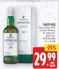 Islay Single Malt Scotch Whisky von Laphroaig für 29,99 € bei E center im Angebot Islay Single Malt Scotch Whisky von Laphroaig im aktuellen E center Prospekt