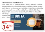Filterkartuschen Extra Kalkschutz Angebote von Brita bei GLOBUS Rodgau für 14,99 €