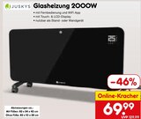 Glasheizung 2000W im Angebot bei Netto Marken-Discount in Mannheim Glasheizung 2000W Angebote von Juskys bei Netto Marken-Discount Mannheim für 69,99 €