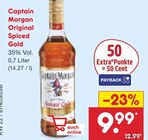 Original Spiced Gold im Angebot bei Netto Marken-Discount in Emden Original Spiced Gold Angebote von Captain Morgan bei Netto Marken-Discount Emden für 9,99 €