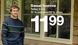 Promo Sweat homme à 11,99 € dans le catalogue Zeeman à Chelles