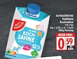Haltbare Kochsahne von Gut&Günstig im aktuellen EDEKA Prospekt für 0,59 €