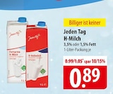 Jeden Tag H-Milch bei famila Nordost im Winsen Prospekt für 0,89 €