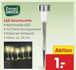 LED Solarleuchte im Angebot bei Netto Marken-Discount in Minden LED Solarleuchte Angebote von Living Garden bei Netto Marken-Discount Minden für 1,00 €