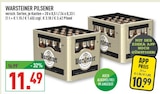 Pilsener im Angebot bei Marktkauf in Gelsenkirchen Pilsener Angebote von Warsteiner bei Marktkauf Gelsenkirchen für 10,99 €
