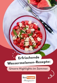 Aktueller Rezepte Prospekt (Hasborn, 1 Seite zum blÀttern Rezepte Prospekt Wassermelone mit 1 Seite