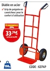 Diable en acier en promo chez Screwfix Diable en acier dans le catalogue Screwfix