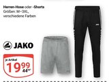 Herren-Hose im Angebot bei GLOBUS in Bad Kreuznach Herren-Hose Angebote von JAKO bei GLOBUS Bad Kreuznach für 19,99 €
