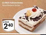 Sahneschnitte im Angebot bei GLOBUS in Hürth Sahneschnitte Angebote von Globus bei GLOBUS Hürth für 2,40 €