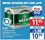 Beck's Angebote bei famila Nordost Falkensee für 10,99 €