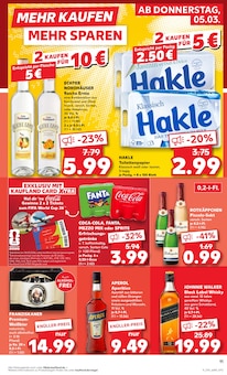 Whiskey im Kaufland Prospekt "Aktuelle Angebote" mit 68 Seiten (Hildesheim)