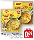 Suppe mit Rind bei EDEKA im Prospekt "" für 0,69 €