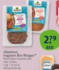 veganer Bio-Burger im tegut Prospekt veganer Bio-Burger von Alnatura im aktuellen tegut Prospekt für 2,79 €