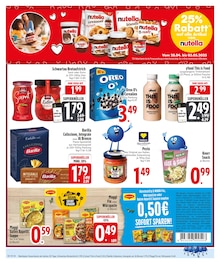 Nutella im aktuellen EDEKA Prospekt (Straubing) Nutella im EDEKA Prospekt "5% MONTAGS-RABATT" mit 28 Seiten (Straubing)