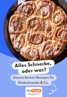 Rezepte Prospekt Zimtschnecken mit  Seite in Rothenburg (Tauber) und Umgebung