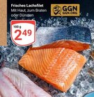 Frisches Lachsfilet für 2,49 € bei GLOBUS im Angebot Frisches Lachsfilet im aktuellen GLOBUS Prospekt