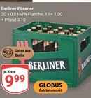 Pilsener Angebote von Berliner bei GLOBUS Neubrandenburg für 9,99 €