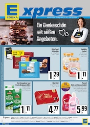 Aktueller EDEKA Prospekt, "Ein Dankeschön mit süßen Angeboten.", mit Angeboten der Woche, gültig von 21.10.2024 bis 21.10.2024