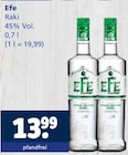 Raki Angebote von Efe bei Getränkewelt Mülheim für 13,99 €