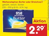 Netto Marken-Discount - Butter oder Streichzart Angebot im Prospekt Butter oder Streichzart bei Netto Marken-Discount im Prospekt "" für 2,29 €