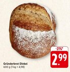 Gründerbrot Dinkel Angebote bei E center Lahr für 2,99 €