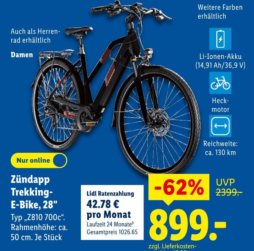 Trekking-E-Bike, 28