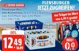 Aktuelles Flensburger bier oder küstenlimos Angebot bei EDEKA in Wismar ab 12,49 €