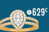 bague diamants à 629,00 € dans le catalogue E.Leclerc