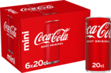 COCA-COLA ORIGINAL MINI CANETTES - COCA-COLA - Auchan Supermarché à Versailles COCA-COLA ORIGINAL MINI CANETTES - COCA-COLA en promo chez Auchan Supermarché Versailles à 3,64 €