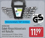 Gabel-Ringschlüsselsatz mit Ratsche bei ALDI Nord im Molbergen Prospekt für 11,99 €