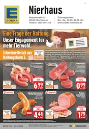 Aktueller EDEKA Prospekt mit Bratwurst, "Aktuelle Angebote", Seite 1