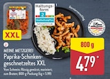 Paprika-Schinken-geschnetzeltes XXL Angebote von MEINE METZGEREI bei ALDI Nord Unna für 4,79 €