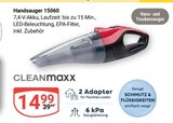 Handsauger 15060 im Angebot bei GLOBUS in Wetzlar Handsauger 15060 Angebote von CLEANmaxx bei GLOBUS Wetzlar für 14,99 €
