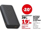 Batterie externe 20 000 mAh - Xtorm - Hyper U à Saintes Batterie externe 20 000 mAh - Xtorm en promo chez Hyper U Saintes à 19,99 €