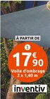 Promo Voile d’ombrage Primo à 17,90 € dans le catalogue Mr. Bricolage à Chanteheux