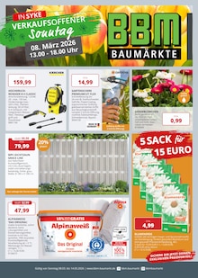 BBM Baumarkt Prospekt der KW 11 "So schön kann Baumarkt sein" Aktueller BBM Baumarkt Prospekt "So schön kann Baumarkt sein" Seite 1 von 16 Seiten