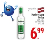 Vodka Angebote von Moskovskaya bei EDEKA Ravensburg für 6,99 €