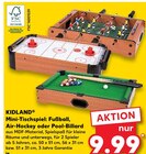 Mini-Tischspiel: Fußball, Air-Hockey oder Pool-Billard Angebote von KIDLAND bei Kaufland Siegen für 9,99 €