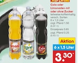 Cola oder Limonaden mit oder ohne Zucker Angebote bei Netto Marken-Discount Lilienthal für 0,65 €