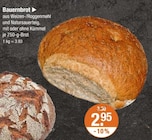 Bauernbrot im V-Markt Prospekt zum Preis von 2,95 €