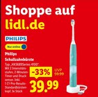 Schallzahnbürste von Philips im aktuellen Lidl Prospekt für 39,99 €