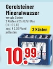 Mineralwasser im Angebot bei Trinkgut in Bocholt Mineralwasser Angebote von Gerolsteiner bei Trinkgut Bocholt für 10,99 €